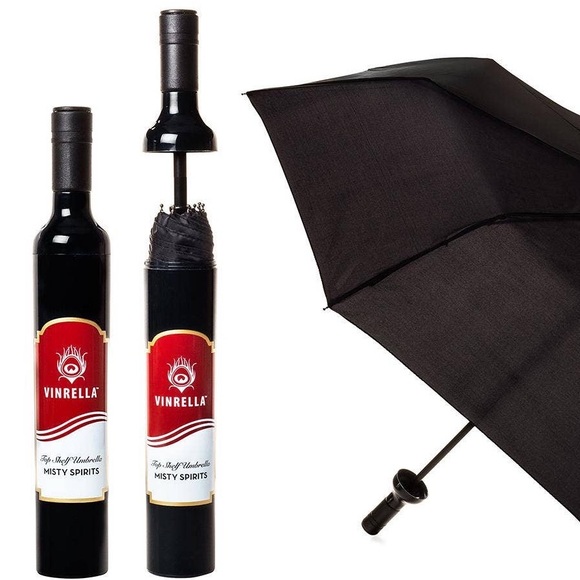 Great Gift! Vinrella Umbrella In a Bottle Purple Sea Life Design - Picture 8 of 10